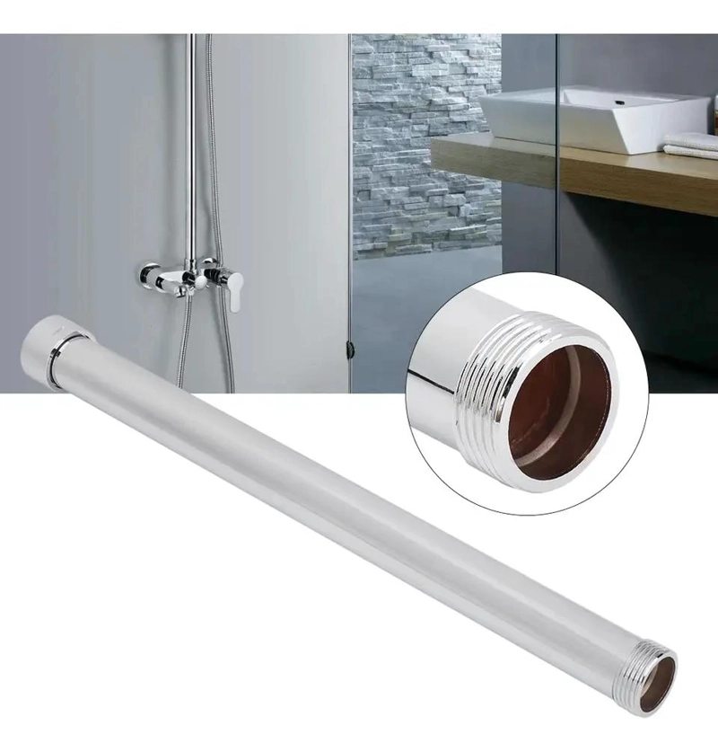 EXTENSION PARA COLUMNA DE DUCHA 30 CM CROMADA - 2