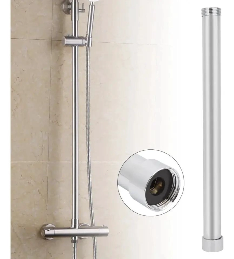EXTENSION PARA COLUMNA DE DUCHA 30 CM CROMADA - 3