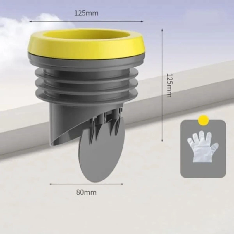 ANILLO DE SELLADO ANTIFUGAS PARA INODORO RESISTENTE - 2
