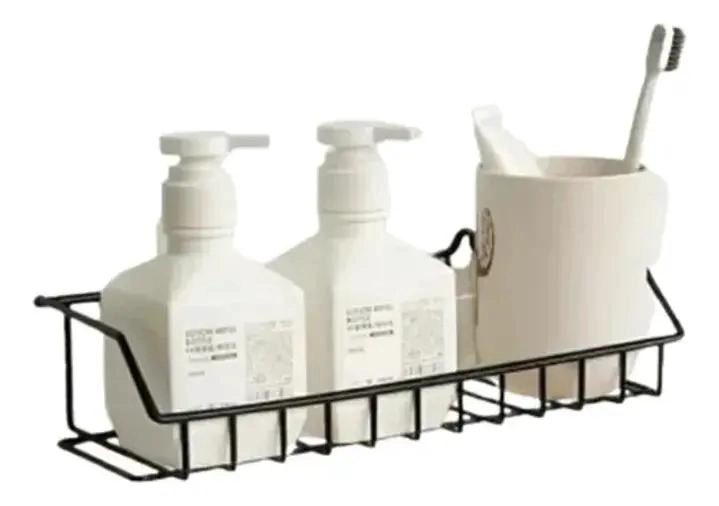 ORGANIZADOR DE DUCHA ADHESIVO DE ACERO INOXIDABLE - 1