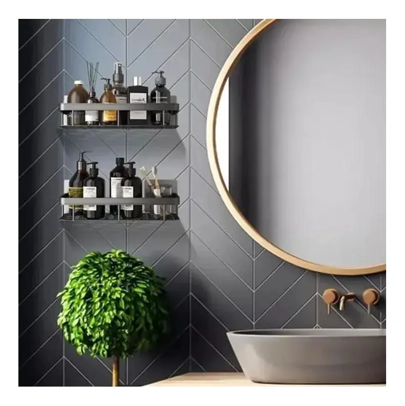 ORGANIZADOR PARA DUCHA CON REPISA Y ACCESORIOS DE BAÑO - 2