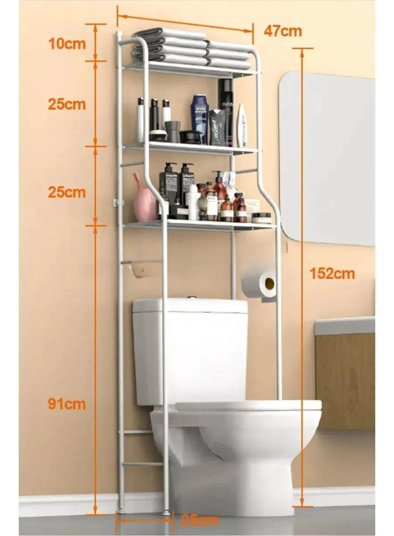 ORGANIZADOR ESTANTE ARMABLE PARA BAÑO FACIL DE MONTAR - 5