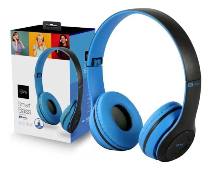 AUDIFONOS BLUETOOTH SMART BASS WIRELESS CON MICROFONO - 3