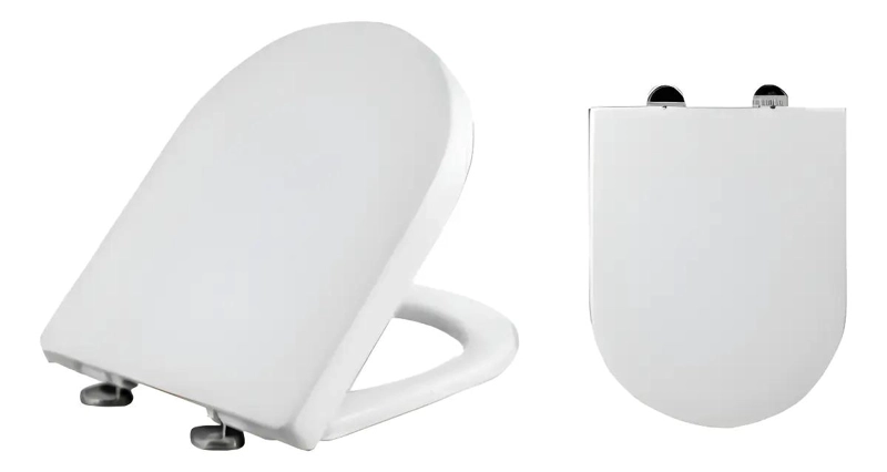 TAPA DE ASIENTO PARA INODORO EURO CADIZ BLANCO - 1