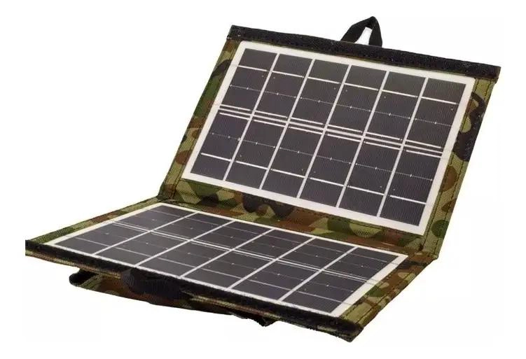 PANEL SOLAR PORTATIL 6V 7W CON PUERTO USB - 2