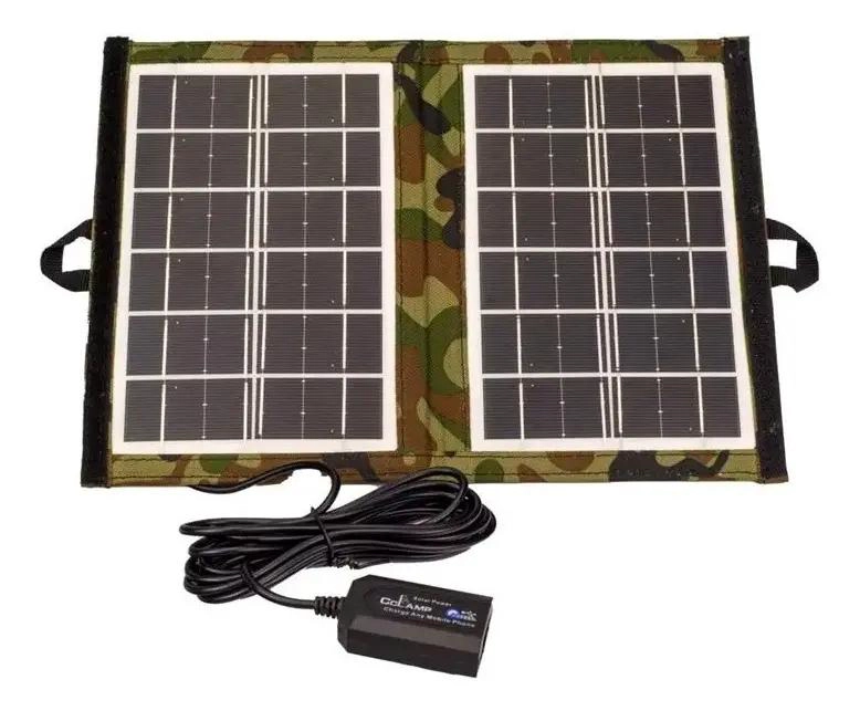 PANEL SOLAR PORTATIL 6V 7W CON PUERTO USB - 5
