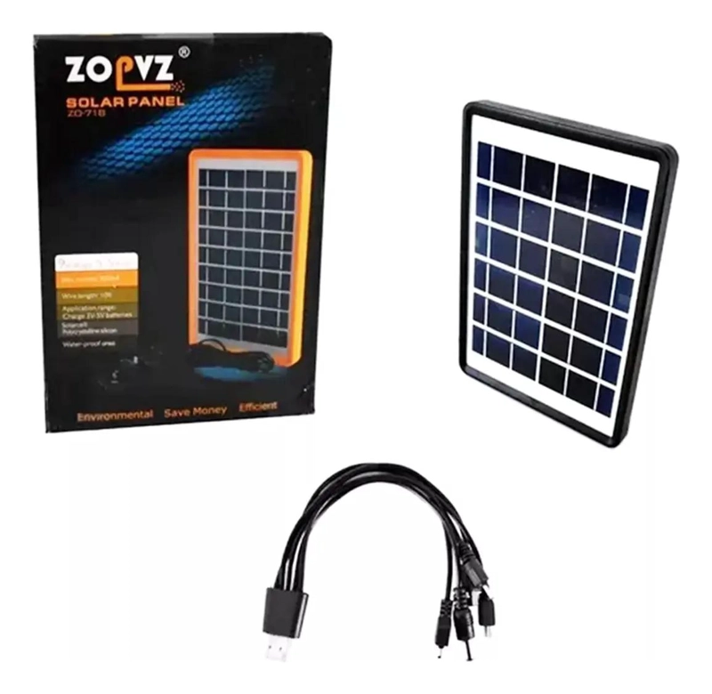 CARGADOR SOLAR MULTIFUNCIONAL PARA CELULAR - 5