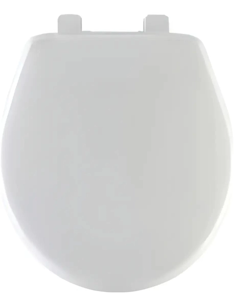 ASIENTO REDONDO PLASTICO CON CIERRE SUAVE BLANCO - 1