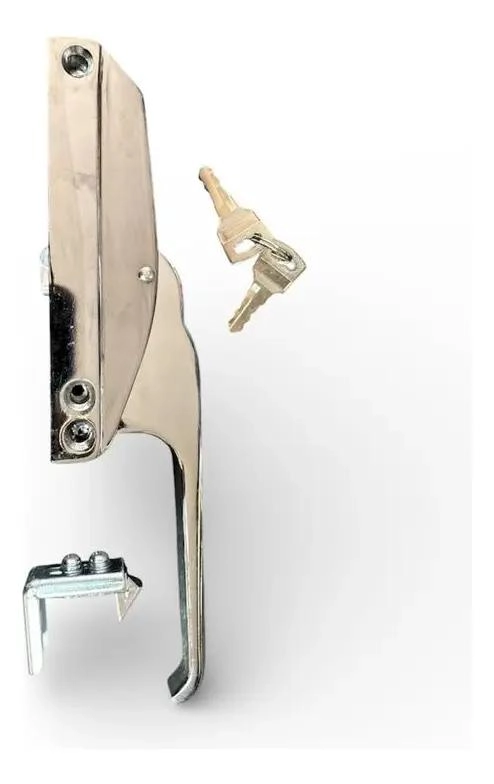 PICAPORTE CERROJO CON LLAVE PARA REFRIGERACION HS-1250A - 1
