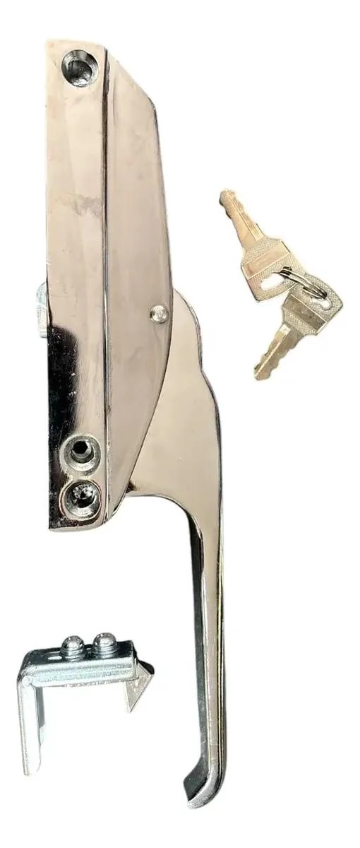 PICAPORTE CERROJO CON LLAVE PARA REFRIGERACION HS-1250A - 2