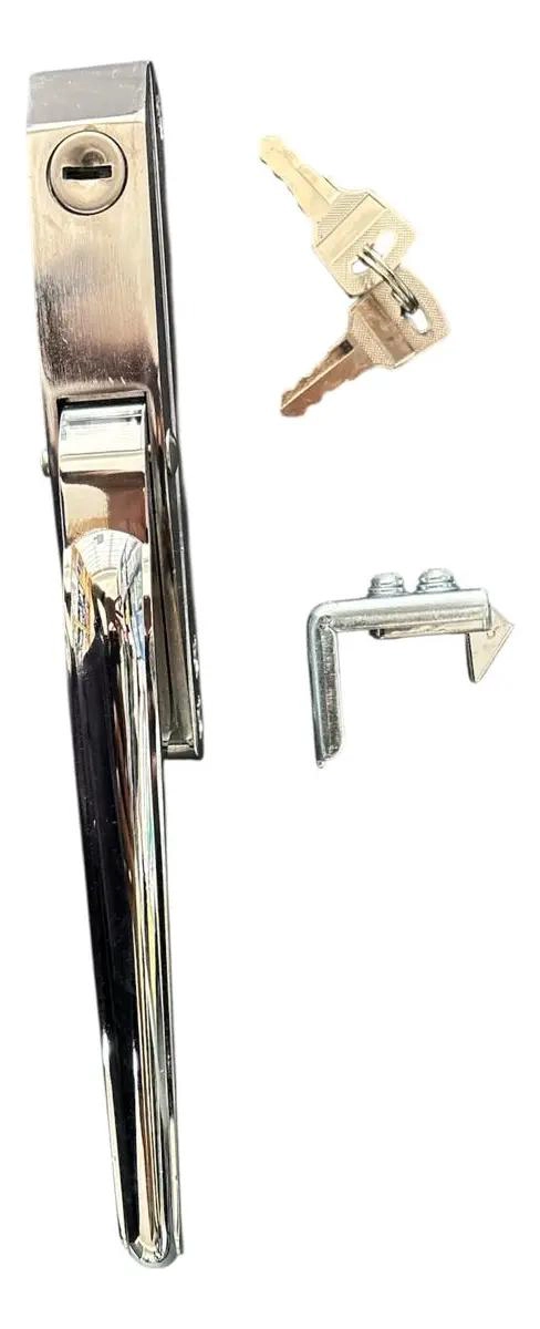 PICAPORTE CERROJO CON LLAVE PARA REFRIGERACION HS-1250A - 3