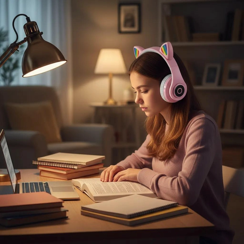 AUDIFONOS CXT-B39 CON MICROFONO Y CONTROL DE VOLUMEN - 4