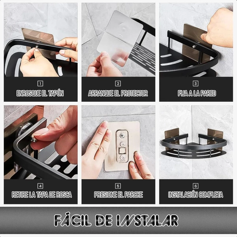 PACK 2 ORGANIZADORES ESQUINEROS PARA DUCHA - 5