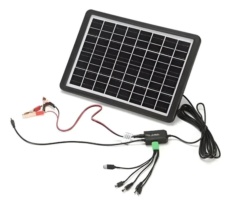 PANEL SOLAR PORTATIL 15W 16V PARA CAMPING Y EMERGENCIAS - 1