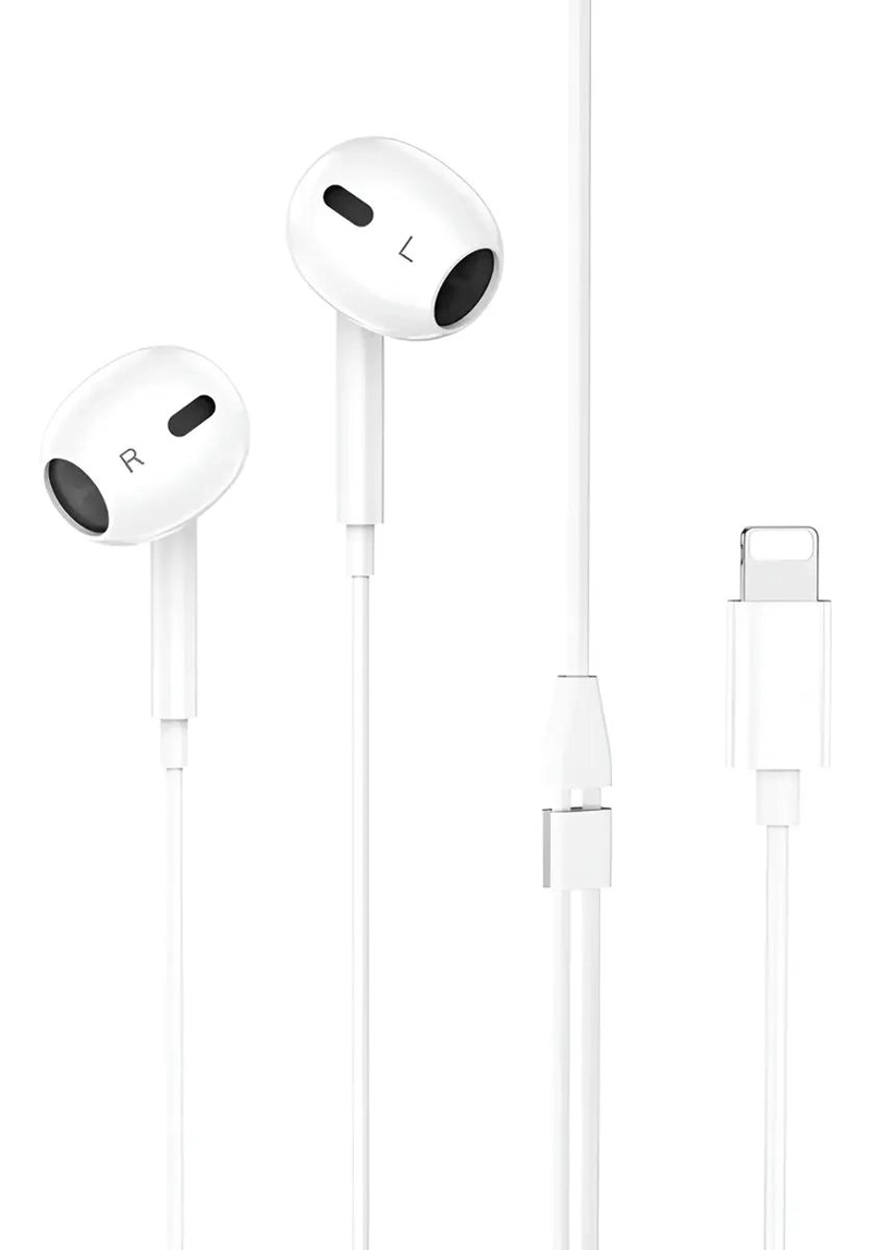AUDIFONOS IN EAR CON CONECTOR LIGHTNING BLANCO - 1