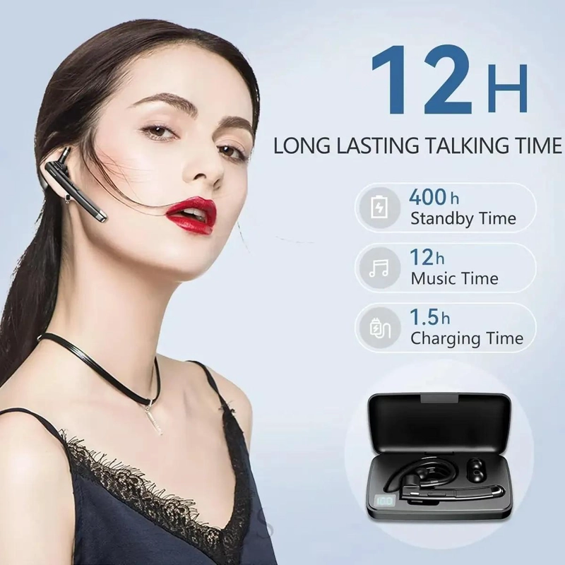 AUDIFONO IN-EAR INALAMBRICO NEGRO YYK-520 - 3