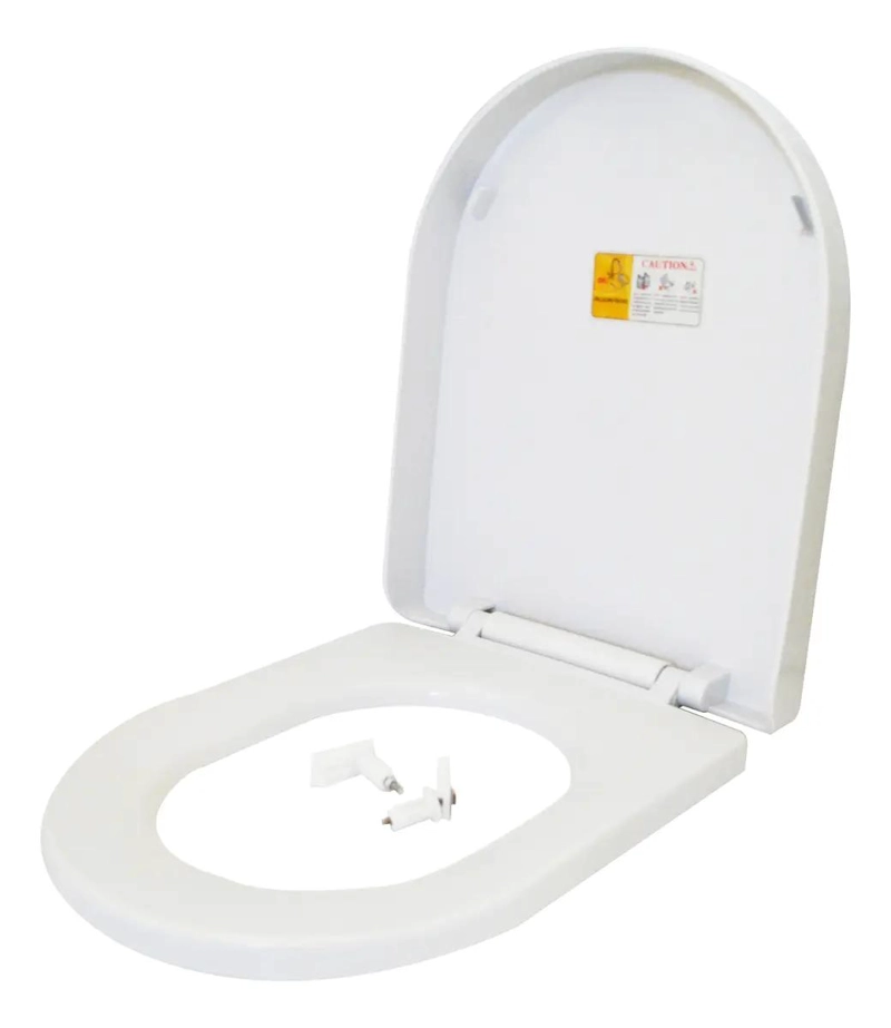 ASIENTO WC BLANCO REDONDO CON CIERRE SUAVE - 3