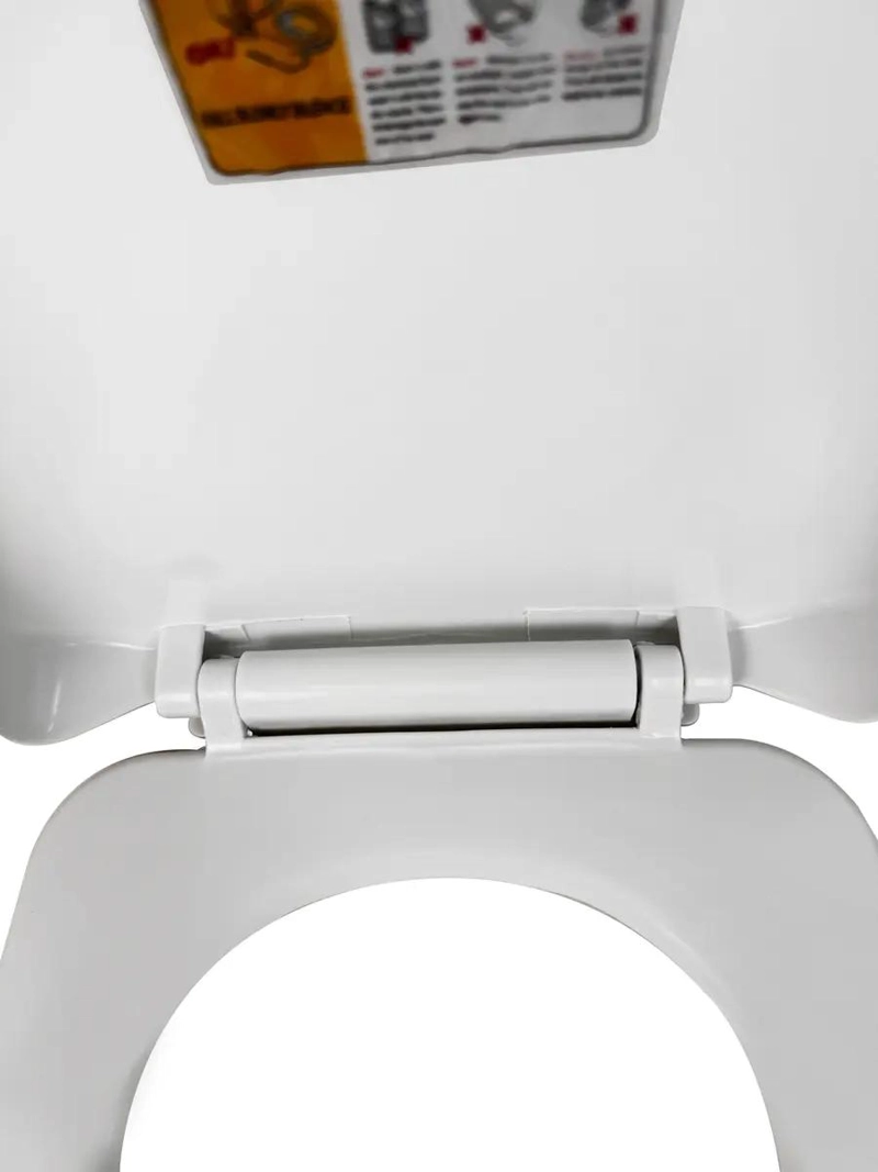 ASIENTO WC BLANCO REDONDO CON CIERRE SUAVE - 5