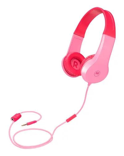 AURICULARES INFANTILES COLOR ROSA CON DISEÑO COMODO - 2
