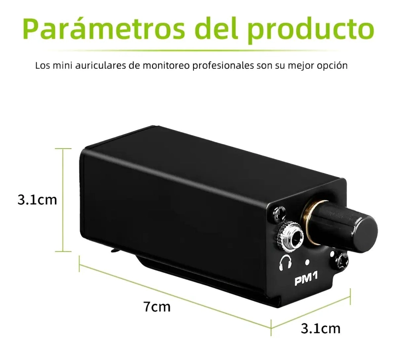 AMPLIFICADOR DE VOLUMEN PARA AUDIFONOS IN-EAR MONITOR - 2