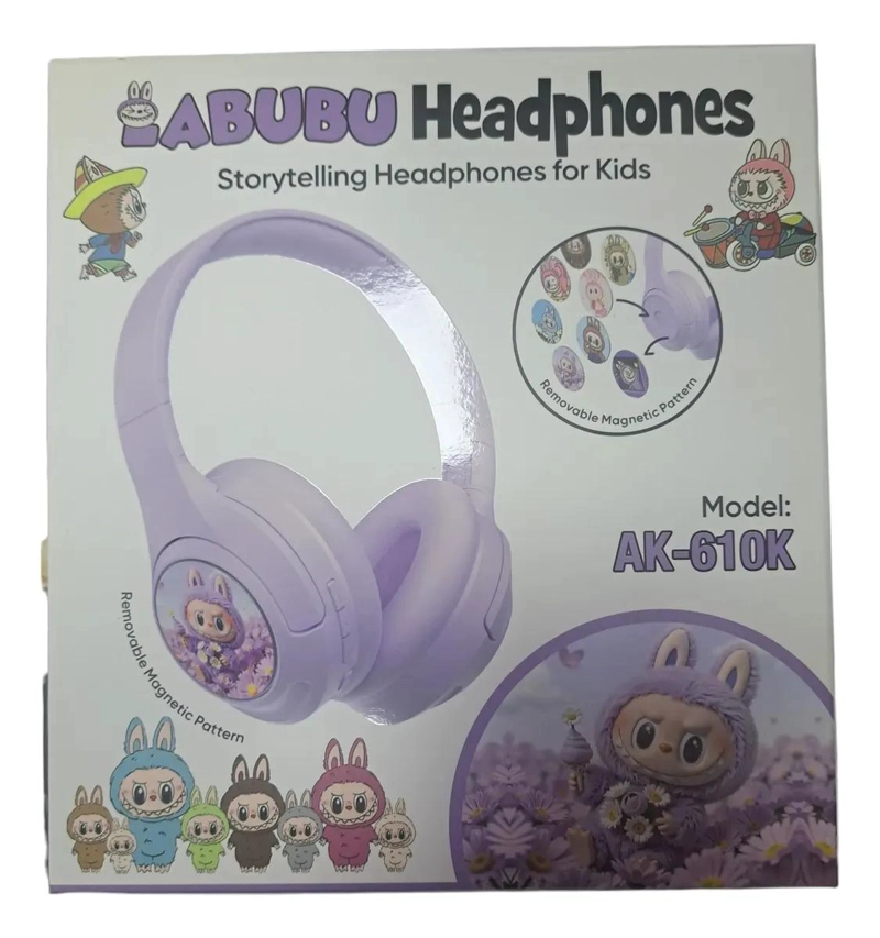AUDIFONOS DIADEMA INALAMBRICOS PARA NIÑOS CON DISEÑO COLORIDO - 3