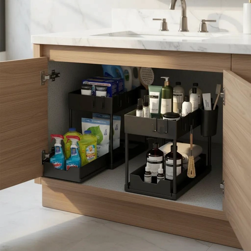 ORGANIZADOR DESLIZABLE MULTIUSO PARA COCINA Y BAÑO - 1