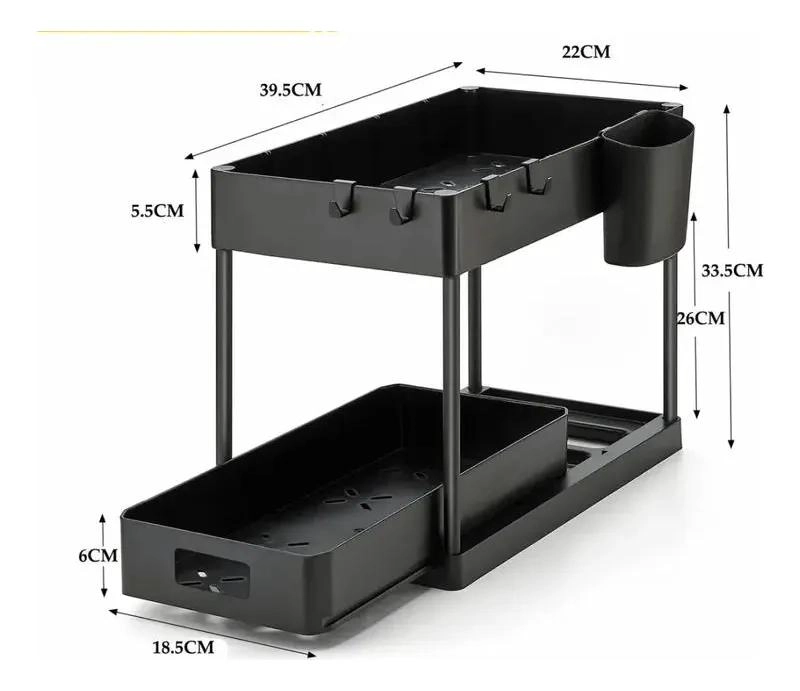 ORGANIZADOR DESLIZABLE MULTIUSO PARA COCINA Y BAÑO - 2