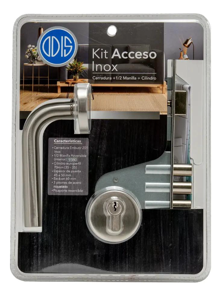 CERRADURA DE ACCESO CON CILINDRO EURO 9380 - 2