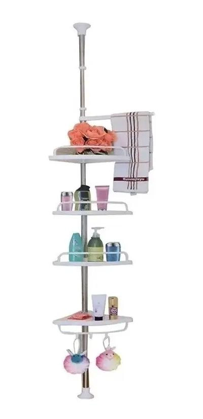 ESQUINERO DE DUCHA AJUSTABLE CON 4 REPISAS MULTIUSO - 1