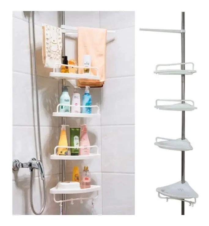 ESQUINERO DE DUCHA AJUSTABLE CON 4 REPISAS MULTIUSO - 3