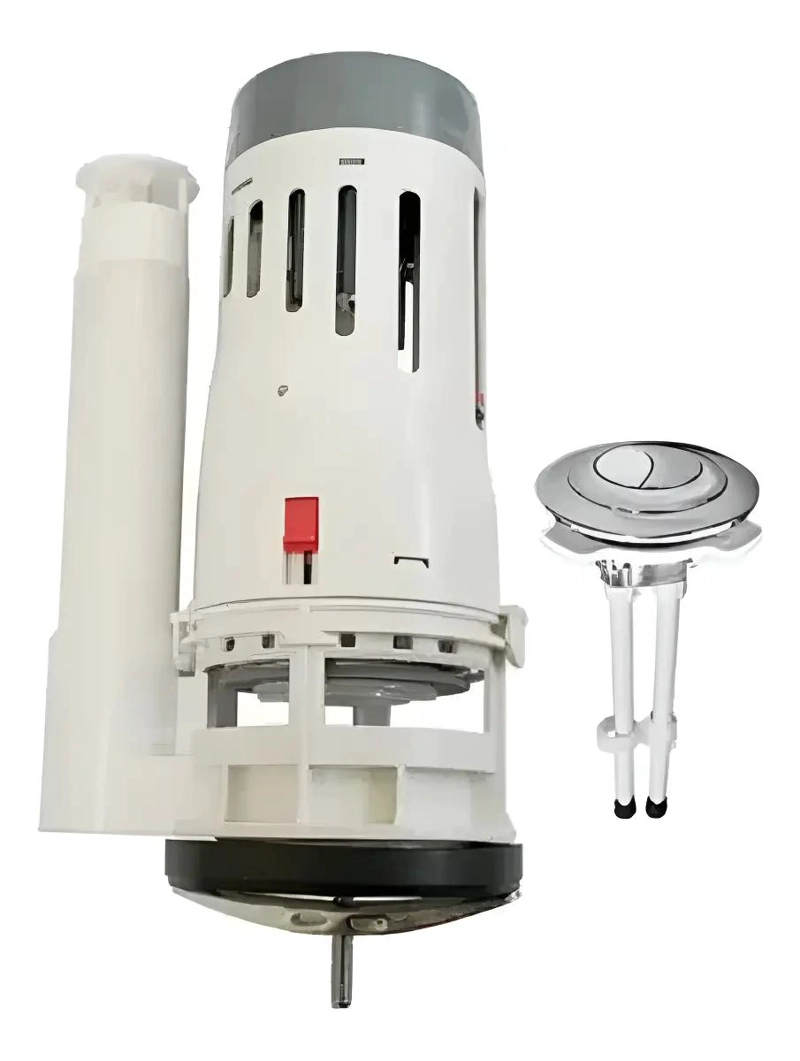 VALVULA DE DESCARGA DUAL BOTON PARA TANQUE UNIVERSAL - 1