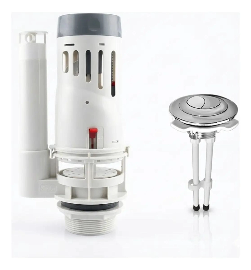 VALVULA DE DESCARGA DUAL BOTON PARA TANQUE UNIVERSAL - 2