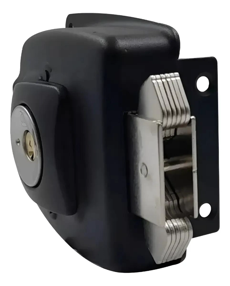 CHAPA CERRADURA SOBREPONER PARA PORTON Y REJA ANTIPALANCA - 1