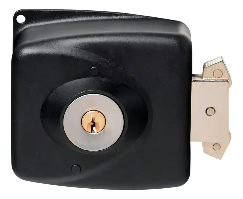 CHAPA CERRADURA SOBREPONER PARA PORTON Y REJA ANTIPALANCA - 4