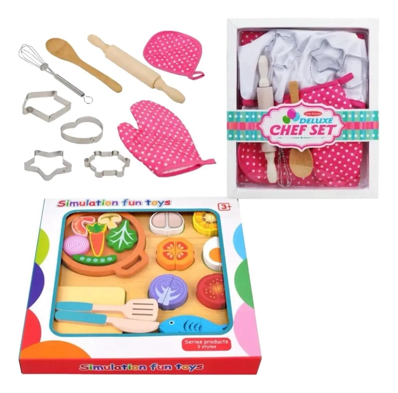 JUEGO DIDACTICO CORTA FRUTAS DE MADERA PARA NIÑOS - 1