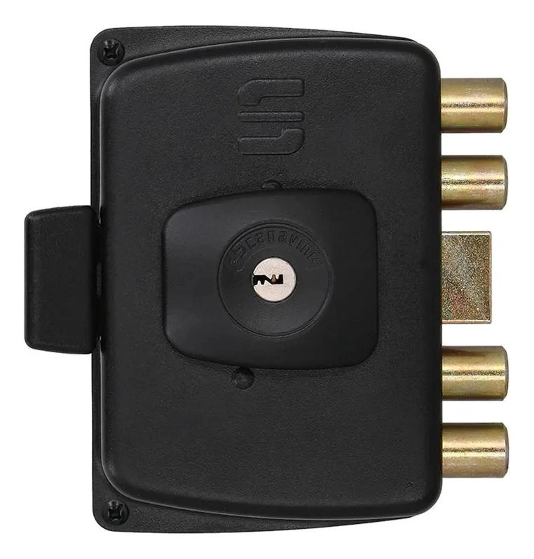 CERRADURA DIGITAL NEGRA PARA ACCESO DE SOBREPONER - 1