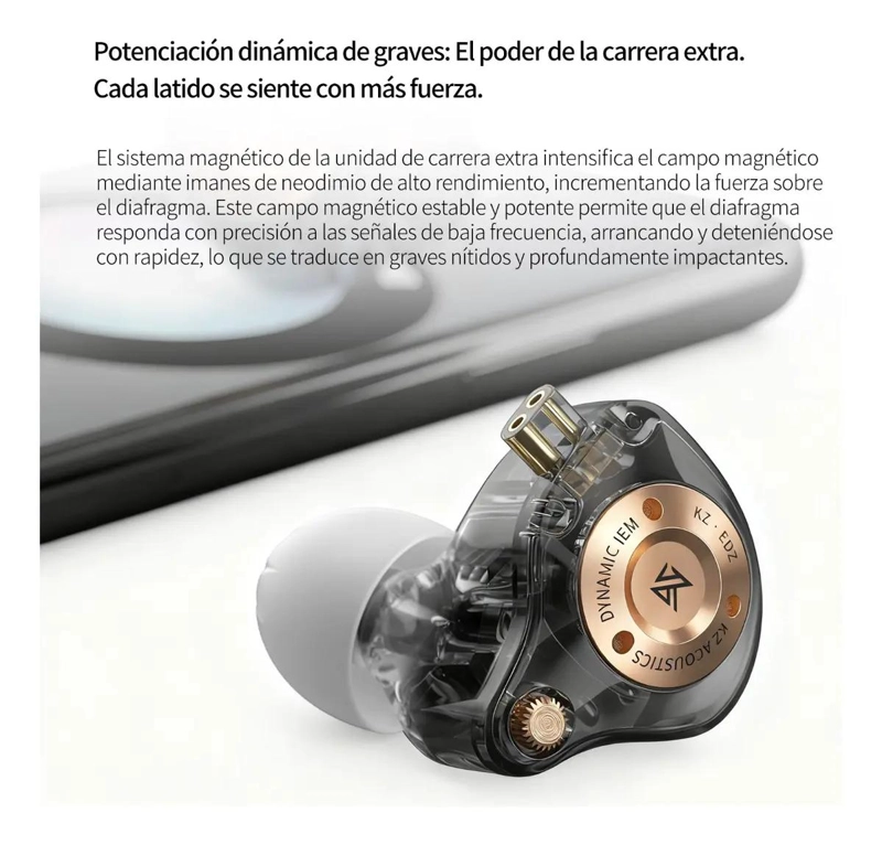 AURICULARES INTRAURALES CON MICROFONO PARA GRAVES POTENCI - 5