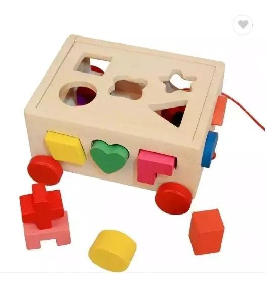 CUBO DIDACTICO DE MADERA CON BLOQUES EDUCATIVOS - 2