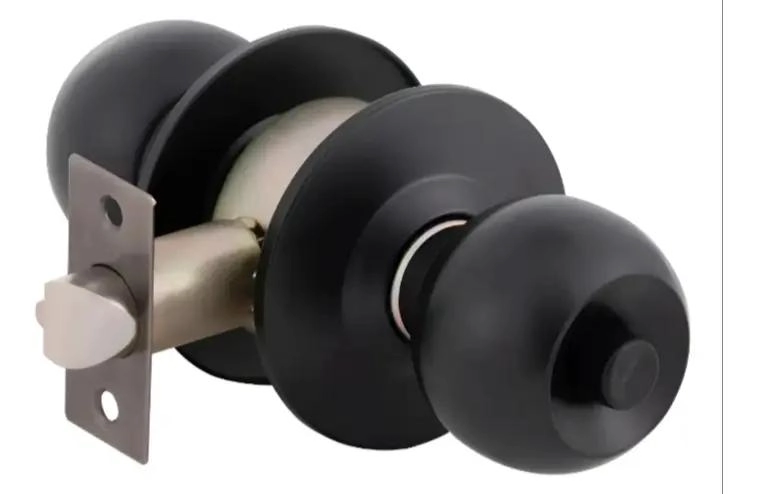 POMO PARA PUERTA DE DORMITORIO NEGRO MATE - 2