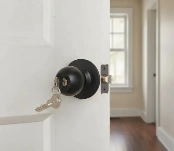 POMO PARA PUERTA DE DORMITORIO NEGRO MATE - 3