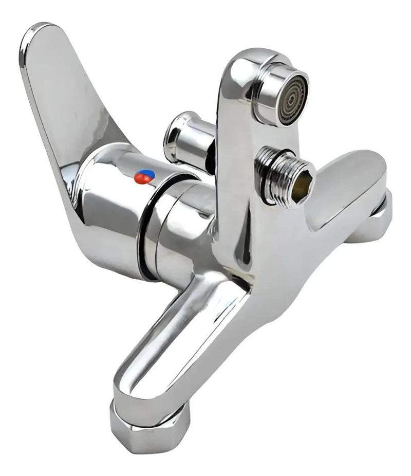 LLAVE MONOMANDO CROMADA PARA DUCHA Y TINA CON CONTROL - 1