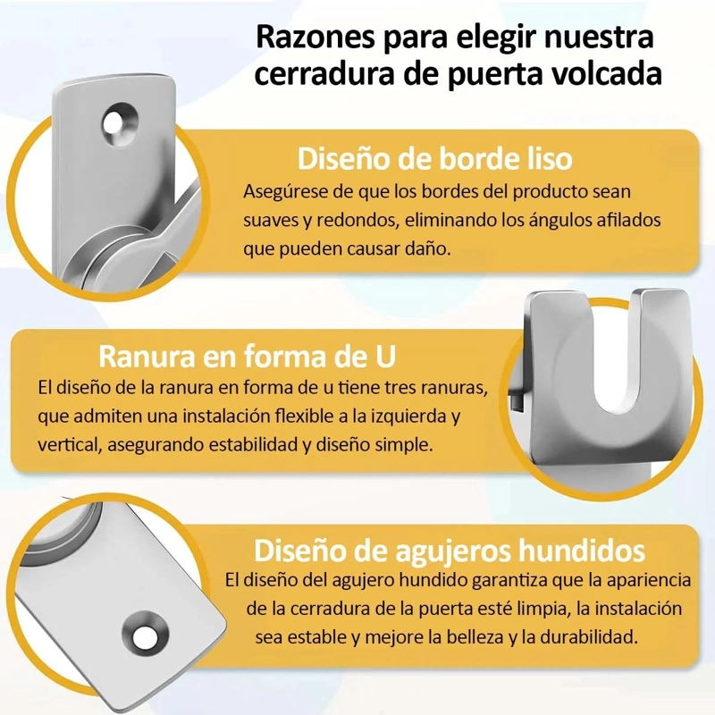 PACK 2 CERRADURAS PARA PUERTAS DE GRANERO 90 Y 180° - 3