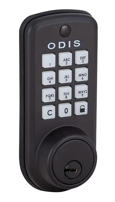 CERROJO DIGITAL NEGRO CON SISTEMA DE SEGURIDAD AVANZADO - 2