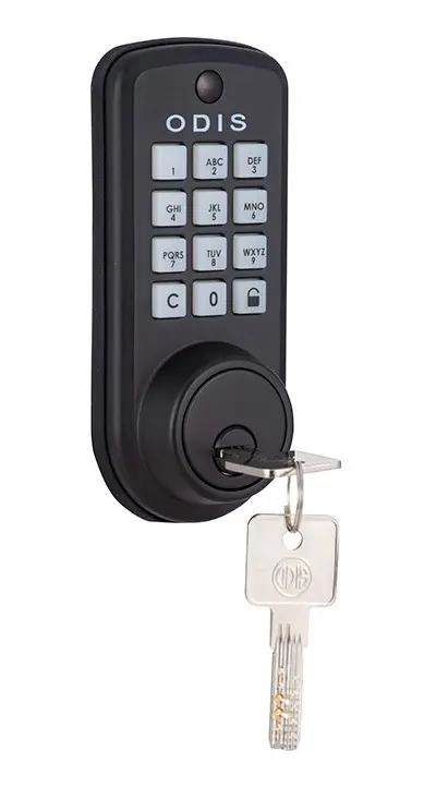 CERROJO DIGITAL NEGRO CON SISTEMA DE SEGURIDAD AVANZADO - 3