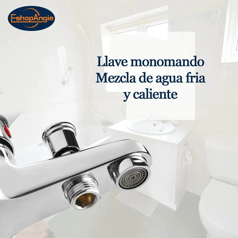 LLAVE MONOMANDO PARA TINA Y DUCHA CROMADA - 3