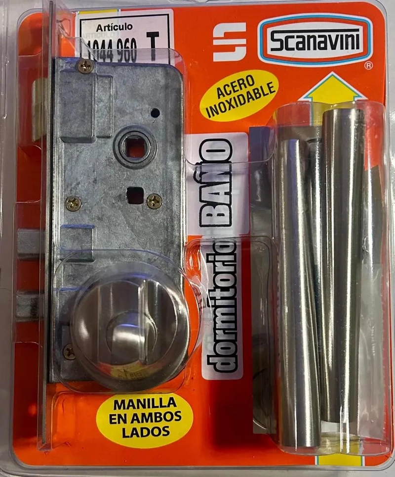 CERRADURA CON MANILLA PARA DORMITORIO O BAÑO - 3