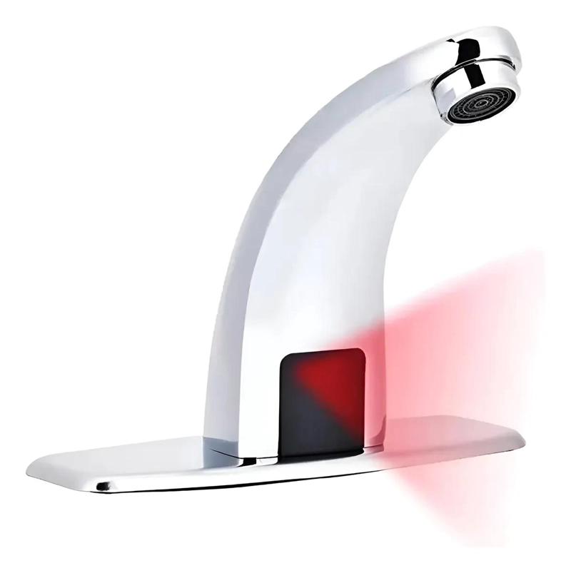 LLAVE DE LAVAMANOS CON SENSOR INFRARROJO MODERNA - 1