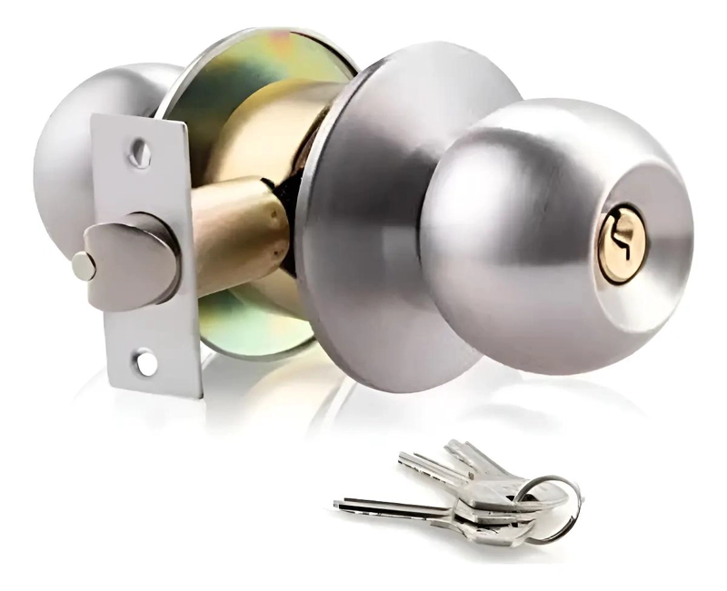 PACK 4 CHAPAS CERRADURA PARA DORMITORIO CON LLAVES - 1