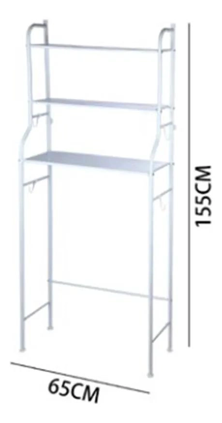 MUEBLE ORGANIZADOR PARA BAÑO CON 3 NIVELES - 2