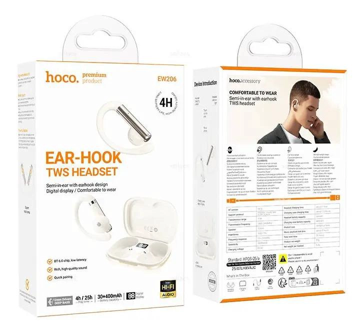 AUDIFONOS BLUETOOTH IN EAR TWS BLANCO - 2